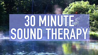 Calming 30 Minute Sound Therapy Session for Mindfulness Meditation or Relaxation [upl. by Ennaylil]