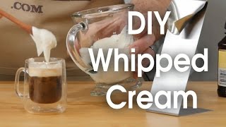 DIY whipped cream in 60 seconds [upl. by Timothea]