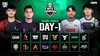 PUBG Mobile NEPX Showdown  Grand Finals Day 1 [upl. by Azpurua584]