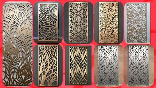 Metal grill design photo gallery CNC laser cutting grills design [upl. by Nylhtiak]