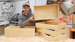 How To Build Plywood Drawers Strong Easy and FAST [upl. by Adlai]