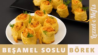 Beşamel Soslu Tavuklu Yufka Böreği Nasıl Yapılır Nefis Tavuklu Börek tarifi [upl. by Nnyled952]