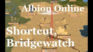 Albion Online  Caerleon to Bridgewatch fast almost safely [upl. by Hafital59]