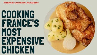 Cooking and tasting the most expensive chicken in France Bresse poulard [upl. by Hardi]