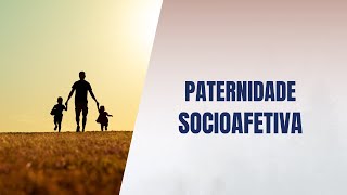 Paternidade socioafetiva [upl. by Johnath23]