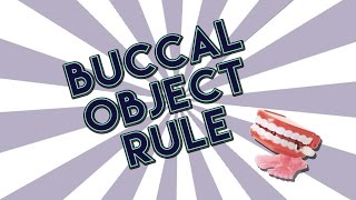 The Buccal Object Rule [upl. by Xuaeb]