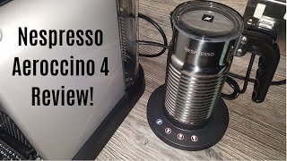 Nespresso Aeroccino 4 Milk Frother Review  Worth upgrading from the Aeroccino 3 [upl. by Eirrod]