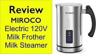 Review Miroco Milk Frother  How to make froth milk at home [upl. by Bernard]