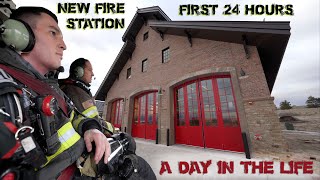 First 24 Hours in a New Fire Station  A Day in the Life [upl. by Cooperman781]