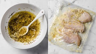 Quick Lemon Chicken Marinade  20 Minute Recipe [upl. by Margeaux]