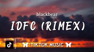 blackbear  idfc TikTok Remix Im only a fool for you Lyrics [upl. by Anaili]