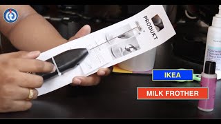 IKEA MILK FROTHER Review amp Battery Installation [upl. by Keen]