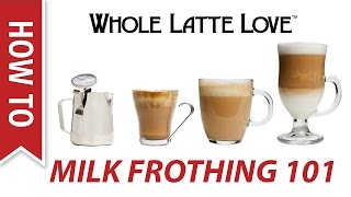 Milk Frothing for Beginners [upl. by Omik]