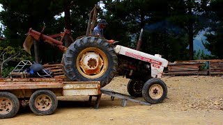 Rusty old Tractor with grader blade for 500  Lets fix it [upl. by Aldora835]