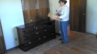 How To Remove Dresser Drawers [upl. by Einatirb]