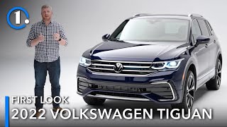 2022 Volkswagen Tiguan First Look UpClose Details [upl. by Aniluj]