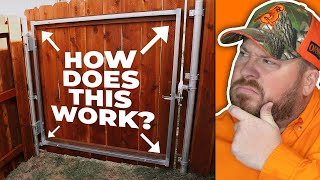 How Professional Fence Builders Build a Strong Fence Gate [upl. by Airekat]