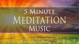 5 Minute Meditation Music  with Earth Resonance Frequency for Deeper Relaxation [upl. by Enelloc99]