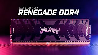 DDR4 memory with speeds of up to 5333MHz – Kingston FURY Renegade [upl. by Lesirg]