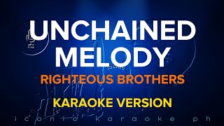 UNCHAINED MELODY Righteous Brothers  Karaoke Version [upl. by Yauq653]