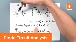 Solving Diode Circuits  Basic Electronics [upl. by Anivram]