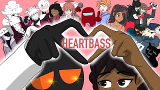 “HEARTBASS” But Everyone Sings It  FNF Animation [upl. by Dorry]