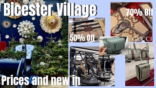 BICESTER VILLAGE PRICES Designer Outlet and New in Prada Gucci YSL Burberry  Becca and Soph [upl. by Eleahcim800]