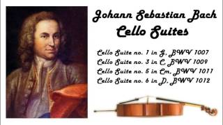 Johann Sebastian Bach  Cello suites in 432 Hz great for reading or studying [upl. by Orabel]