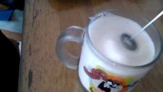 Aerolatte Review Frothing Cold Milk In Under 1 Minute [upl. by Felic]